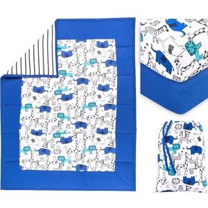 Little Star 100% Organic Cotton
3 Pc Crib Set
Comforter & 2 Fitted Sheets
NWT